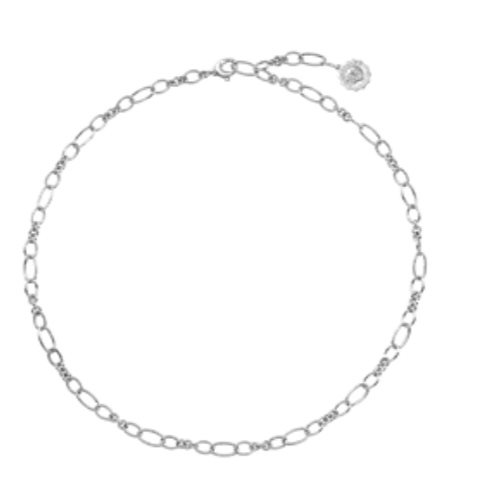 Halskette Chantecler Dame Logo in Gold Diamante 0.17 Ct 44691 - 44691